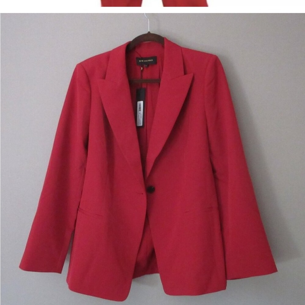 Kobi halpern Jordana blazer burnt red. Size L - Picture 2 of 4